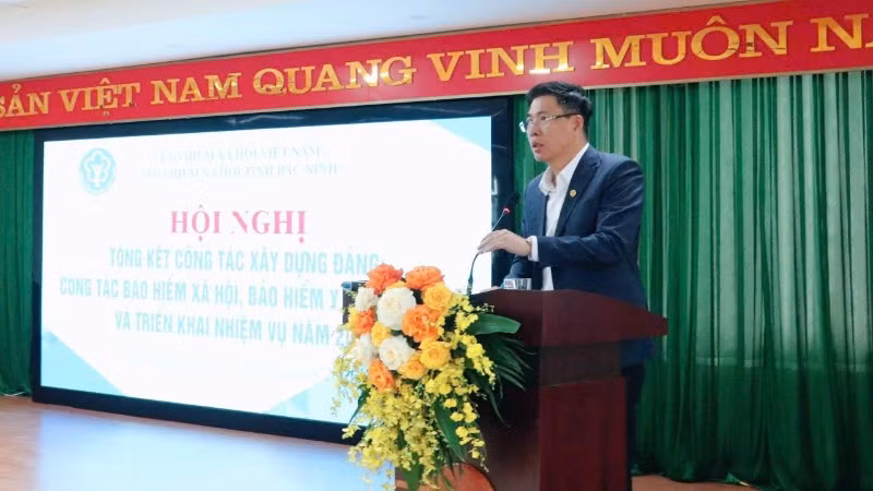 Bí thư Đảng ủy, Giám đốc Bảo hiểm xã hội tỉnh Bắc Ninh Hồ Minh Thế.