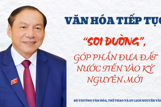 Văn hóa tiếp tục "soi đường", góp phần đưa đất nước tiến vào kỷ nguyên mới