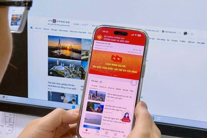 Ứng dụng di động Tuyên giáo và Dân vận đóng vai trò nền tảng trong hệ sinh thái số, đánh dấu bước tiến quan trọng trong việc đưa công tác tư tưởng, truyền thông đến gần với nhân dân. (Ảnh: Quỳnh Hoa)