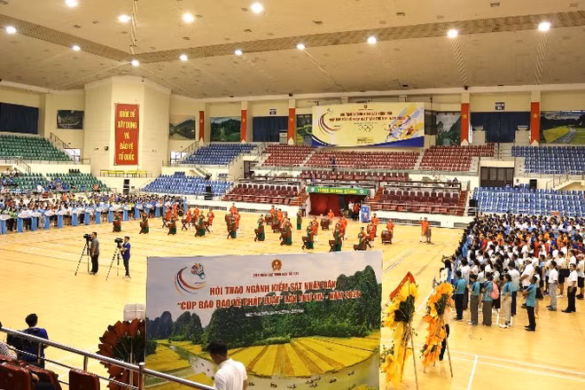 Quang cảnh Hội thao.