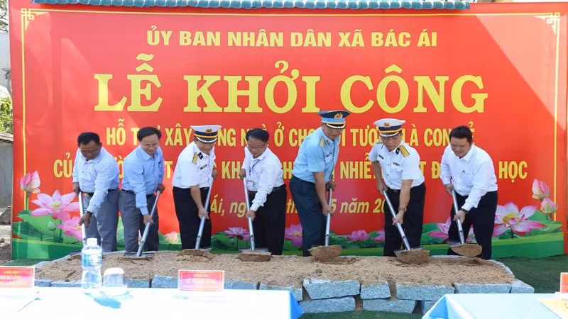 Nghi thức khởi công. (Ảnh: CTV)