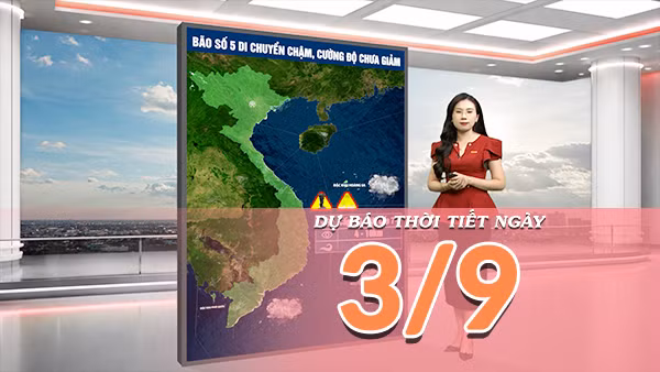 [Video] Dự báo thời tiết ngày 3/9/2026: Nắng nóng gay gắt lan rộng tại Bắc Bộ và Trung Bộ, Nam Bộ chiều tối có mưa dông