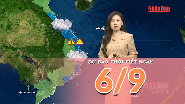 [Video] Dự báo thời tiết ngày 6/9/2026: Mưa dông gia tăng, nhiều nơi có mưa to 