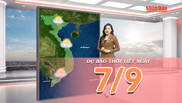 [Video] Dự báo thời tiết ngày 7/9/2026: Bắc Bộ chuyển nắng diện rộng, Trung Bộ có mưa về chiều tối