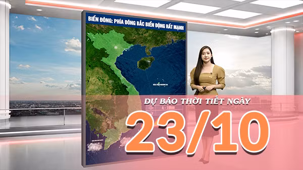 [Video] Dự báo thời tiết ngày 23/10/2026: Mưa giảm trên cả nước, nhiều nơi đón nắng trở lại 
