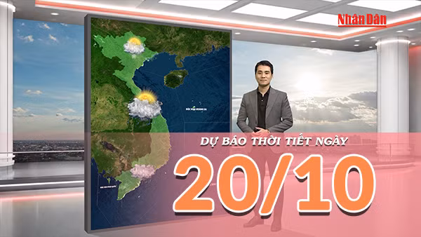 [Video] Dự báo thời tiết ngày 20/10/2026: Miền Bắc nắng đẹp, miền Nam đề phòng mưa dông về chiều tối 