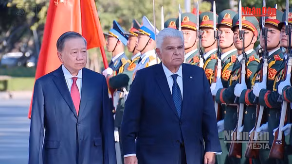[Video] Lễ đón Tổng thống Cộng hòa Panama thăm chính thức Việt Nam