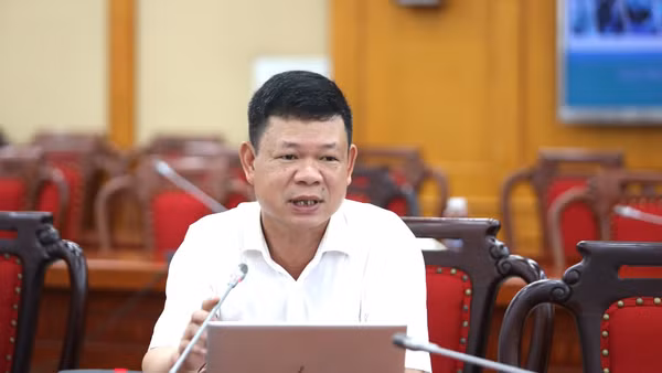 Ông Bùi Quang Minh, Giám đốc NATIF, phát biểu tại tọa đàm. (Ảnh: MST)