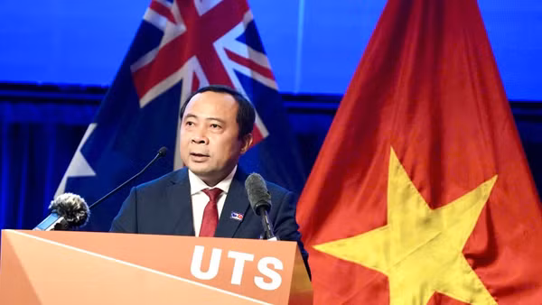 Bộ trưởng Khoa học và Công nghệ Vũ Hải Quân phát biểu. (Ảnh: Bộ Khoa học và Công nghệ cung cấp)