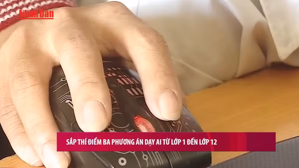 [Video] Sắp thí điểm ba phương án dạy AI từ lớp 1 đến lớp 12