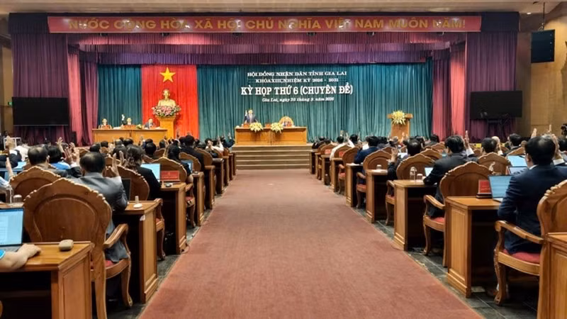 Quang cảnh kỳ họp. (Ảnh: LƯƠNG TÙNG)