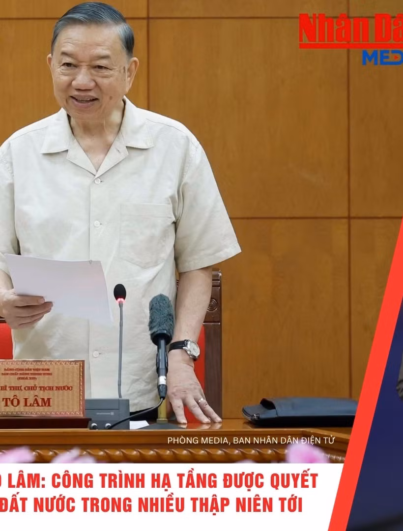 [Video] Thời sự 24h ngày 6/8/2026: Tổng Bí thư, Chủ tịch nước Tô Lâm: Công trình hạ tầng được quyết định hôm nay sẽ định hình đất nước trong nhiều thập niên tới