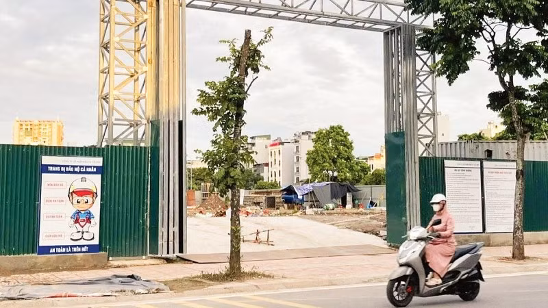 Khu đất dự kiến phát triển nhà ở xã hội tại phường Long Biên (Hà Nội).