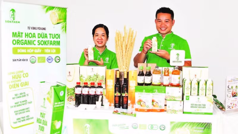 Nhiều sản phẩm mang thương hiệu Sokfarm đã vươn ra thế giới.