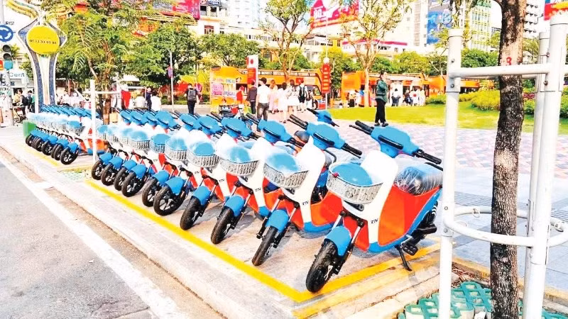 Xe đạp điện công cộng được kỳ vọng sẽ hạn chế ô nhiễm và thúc đẩy phát triển giao thông xanh tại Thành phố Hồ Chí Minh.