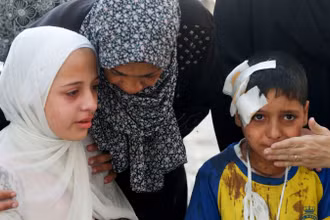 [Video] Ít nhất 9 trẻ em thiệt mạng do không kích của Israel tại Dải Gaza 