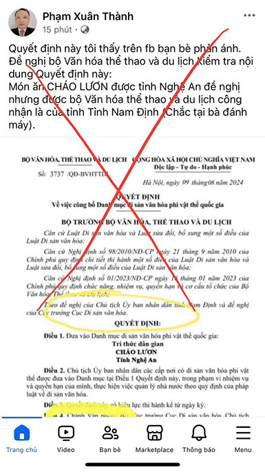 Một số tài khoản đã chia sẻ thông tin sai sự thật.