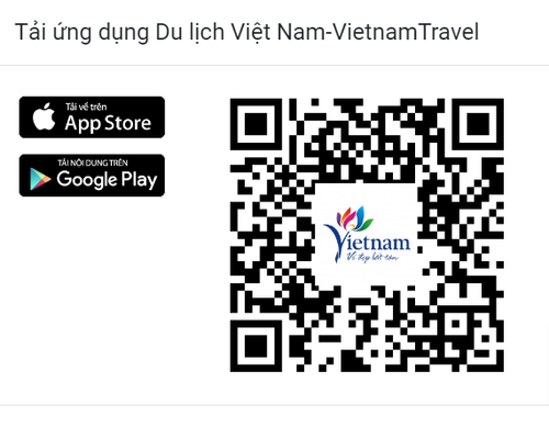 Quét mã QR để tải ứng dụng Du lịch Việt Nam.