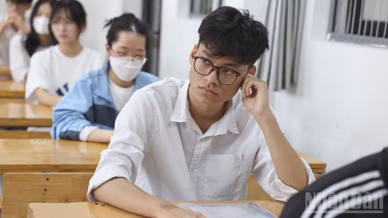 Thí sinh tại Kỳ thi tốt nghiệp THPT năm 2025 (Ảnh: ĐẠI THẮNG)
