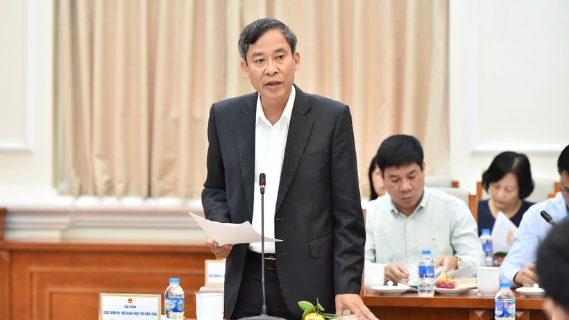 Cục trưởng Cục Nhà giáo và Cán bộ quản lý giáo dục, Bộ Giáo dục và Đào tạo Vũ Minh Đức.