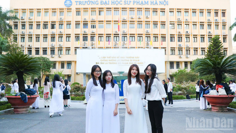 Sinh viên sư phạm. (Ảnh: ĐẠI THẮNG)