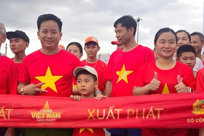 Háo hức chuẩn bị xuất phát.