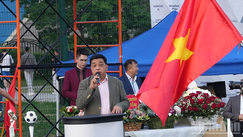 Ông Trần Phú Thuận cho biết, Giải bóng đá Sadovos trở thành Giải truyền thống hằng năm, được mong đợi. ndo_br_dsc05935.jpg