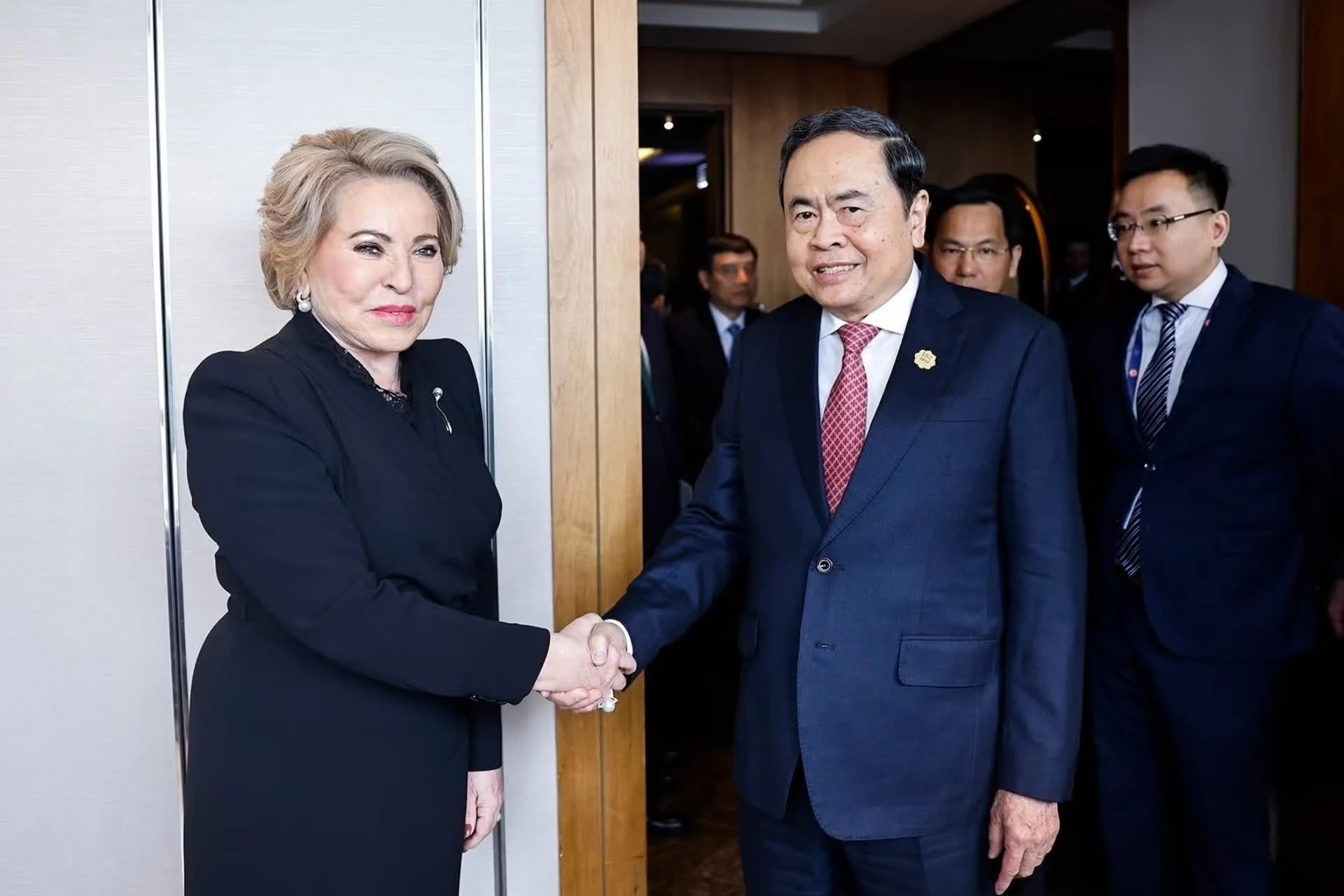 Chủ tịch Quốc hội Trần Thanh Mẫn nhấn mạnh quan hệ chiến lược Việt Nam - Nga
