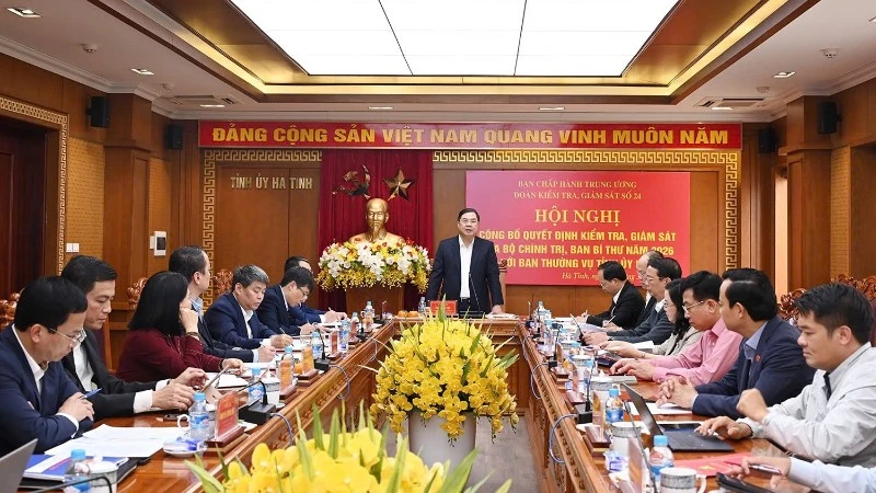 Đoàn giám sát triển khai Nghị quyết Đại hội XIV và các chỉ thị quan trọng của Đảng