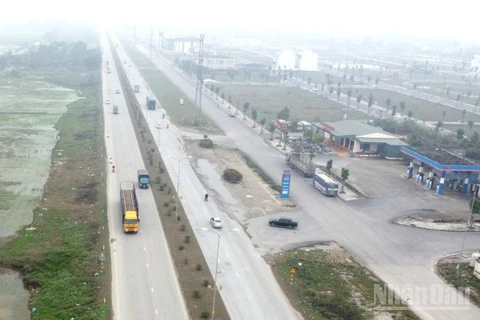Một đoạn trên tuyến tránh phía đông thành phố Thanh Hóa.