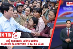 [Video] Thời sự 24h ngày 18/11/2025: Chủ tịch nước Lương Cường thăm hỏi, động viên bà con vùng lũ tại Đà Nẵng 
