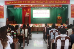 Quang cảnh buổi lễ.