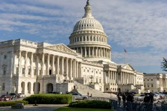 Trụ sở Quốc hội Mỹ ở Washington, D.C. (Ảnh: THX/TTXVN)