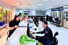 Hoạt động nghiệp vụ tại Hải quan Thái Nguyên. (Ảnh: THÁI BÌNH).