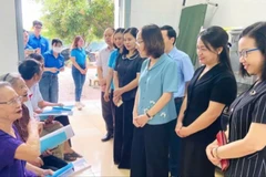 Ủy ban Mặt trận tổ quốc xã Đan Phượng, Hà Nội tổ chức thăm hỏi người có công trên địa bàn nhân dịp kỷ niệm Ngày thương binh, liệt sĩ 27/7.