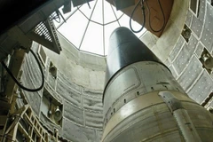 Tên lửa liên lục địa có khả năng mang đầu đạn hạt nhân Titan II của Mỹ. (Ảnh: Sputnik/TTXVN)
