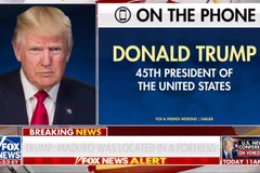 Fox News đưa tin về cuộc phỏng vấn Tổng thống Mỹ Donald Trump, ngày 3/1/2026. (Ảnh chụp màn hình)