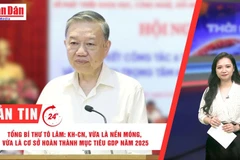 [Video] Thời sự 24h ngày 2/7/2025: Tổng Bí thư Tô Lâm: Khoa học Công nghệ, Đổi mới sáng tạo vừa là nền móng, vừa là cơ sở để hoàn thành mục tiêu GDP năm 2025