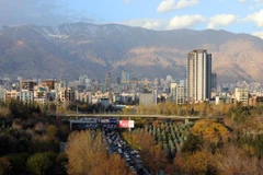 Ảnh minh họa: Một góc thủ đô Tehran của Iran. (Ảnh: Tân Hoa Xã)