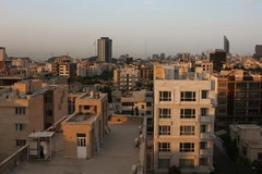 Một góc thủ đô Tehran của Iran, sáng 13/6/2025. (Ảnh: Tân Hoa Xã)