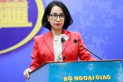 Người phát ngôn Bộ Ngoại giao Phạm Thu Hằng.