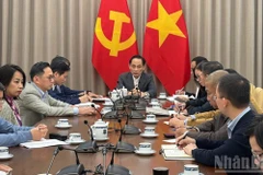 Đồng chí Lê Hoài Trung, Bí thư Trung ương Đảng, Bộ trưởng Ngoại giao đã chủ trì cuộc họp về triển khai công tác của Bộ Ngoại giao phục vụ Đại hội đại biểu toàn quốc lần thứ XIV của Đảng.