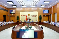 Quang cảnh Phiên họp thứ 46 của Ủy ban Thường vụ Quốc hội khóa XV. (Ảnh TTXVN)