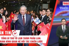 [Video] Thời sự 24h ngày 21/10/2025: Tổng Bí thư Tô Lâm thăm Phần Lan: Định hình quan hệ đối tác chiến lược 