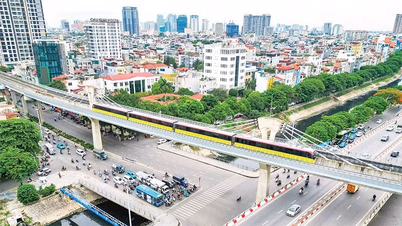 Hà Nội sẽ hành động quyết liệt hơn để phát triển hạ tầng ngày càng xanh, văn minh, hiện đại. (Ảnh THẾ ĐẠI)