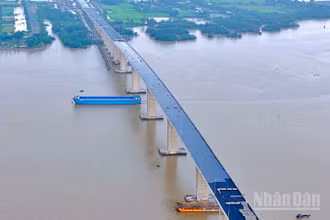 Cầu Nhơn Trạch vượt tiến độ, sẽ được đưa vào sử dụng ngày 19/08/2025.