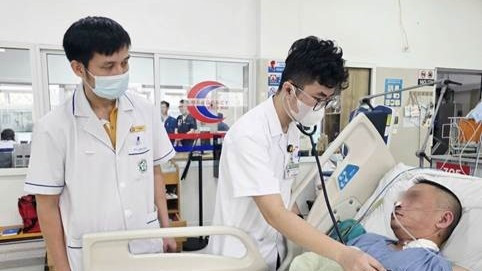 Bệnh nhân đã được can thiệp kịp thời qua cơn nguy kịch. 