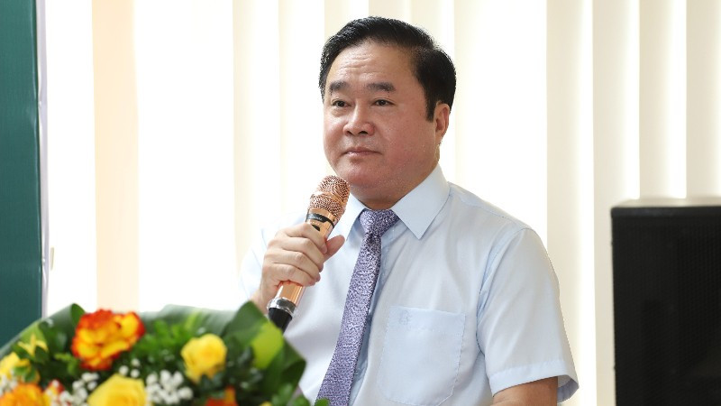 Tiến sĩ, bác sĩ Hoàng Minh Đức – Cục trưởng Cục Phòng bệnh (Bộ Y tế) phát biểu.