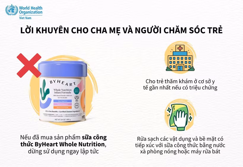 WHO cảnh báo nguy cơ ngộ độc botulinum liên quan đến sữa công thức cho trẻ sơ sinh