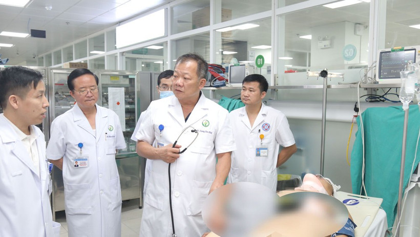 Bệnh viện Hữu nghị Việt Đức trực tăng cường phòng mổ, sẵn sàng công tác cấp cứu Tết năm 2025. 